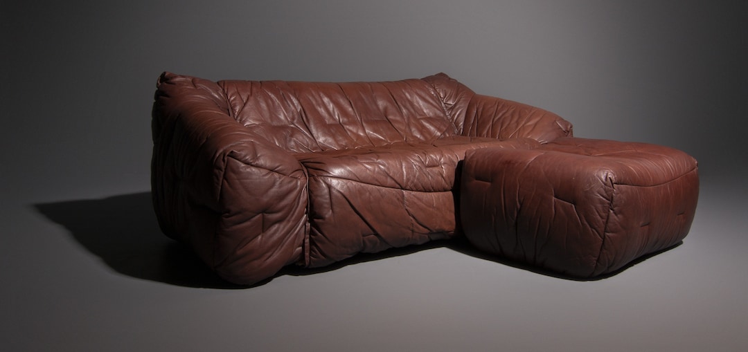 1980s Roche Bobois Sleeper Informel Informal Sofa Bed Ottoman by