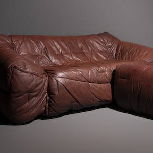 1980s Roche Bobois sleeper informel informal sofa bed & ottoman by Hans Hopfer