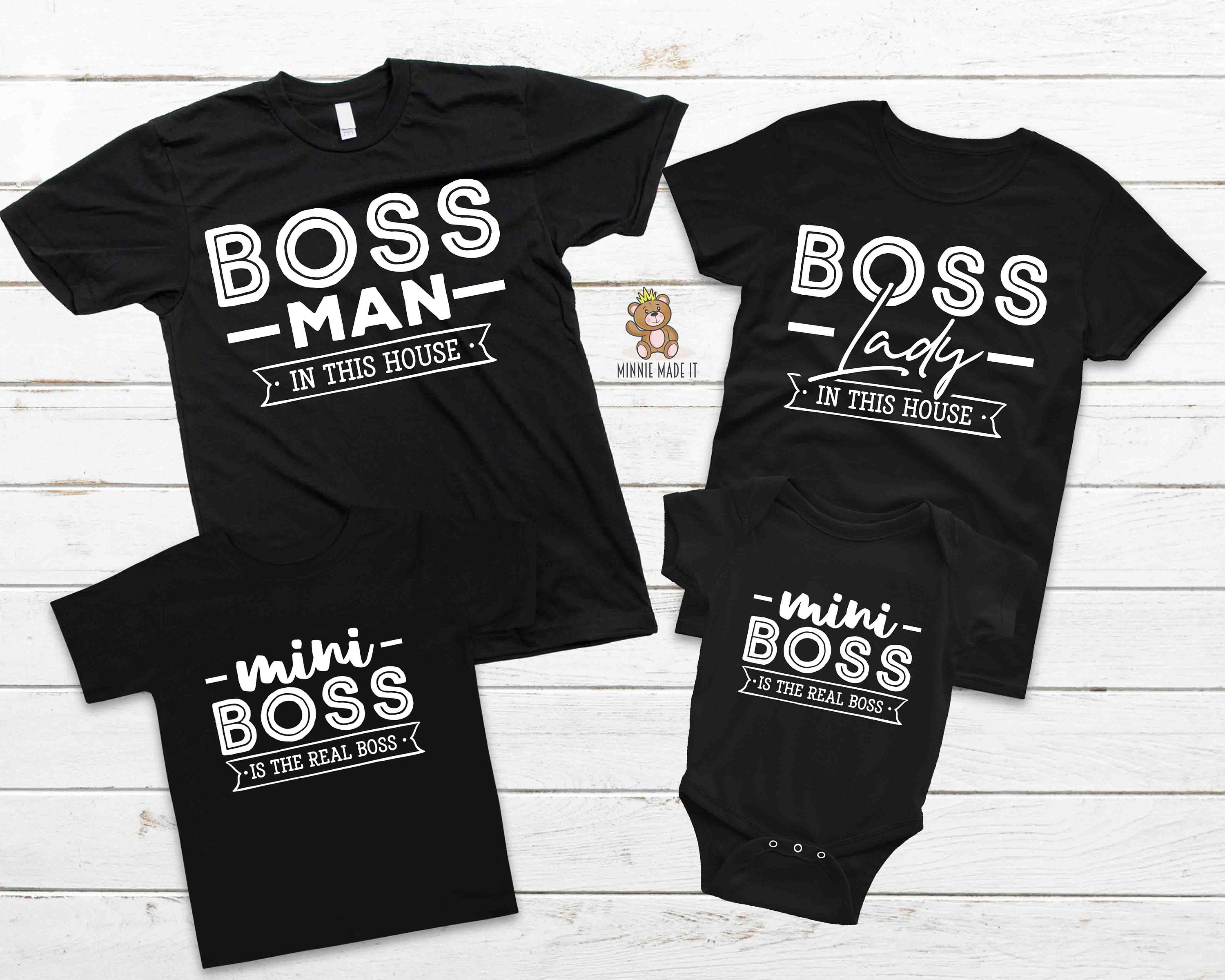 Boss man boss lady mini boss discount
