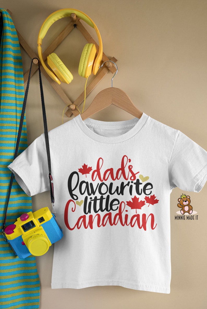 Dad/'s Favorite Little Canadian Baby Onesie\u00ae Toddler Tee Canada Day Tee Canadian Kid Canadian Toddler Shirt Proud Canadian Baby