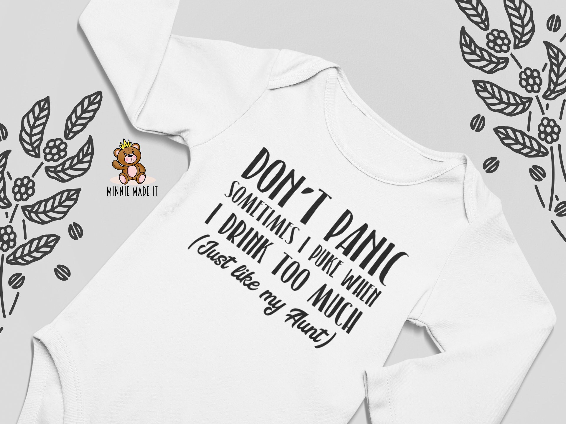 Don't Panic Sometimes I Puke When I Drink Too Much just Etsy