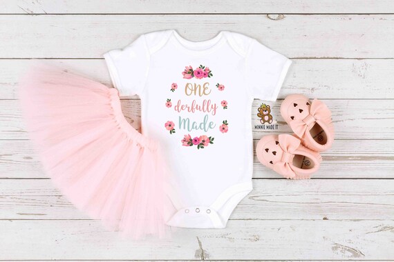 Baby girl 1st birthday onesie discount