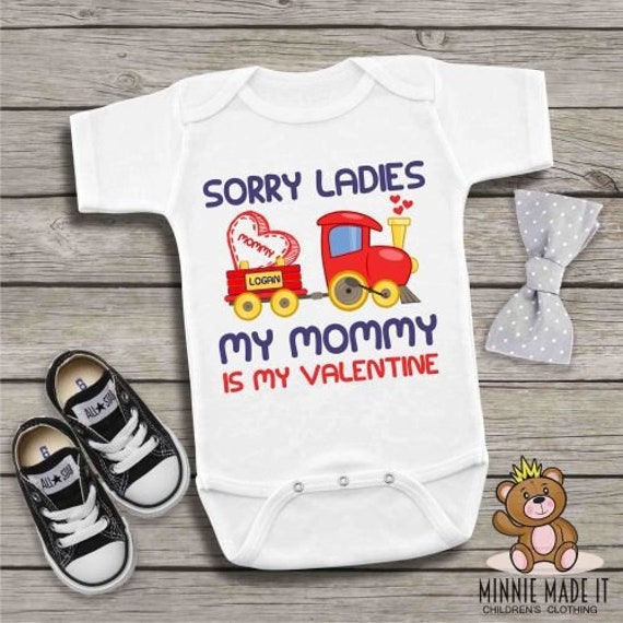 baby boy valentine's day onesie