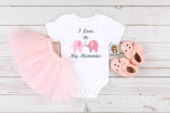 I Love My Mommies Two Moms Pride Lgbt Tshirt I Love My Mommies Two Moms Pride Lgbt Tshirt