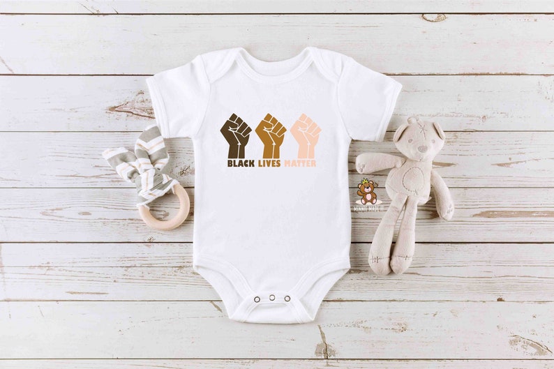 Anti-Racism Onesie\u00ae Baby Activist Black History Stay Woke Toddler T-Shirt Black Lives Matter Baby Onesie\u00ae Toddler Shirt BLM