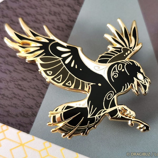 Corbeau Hard Enamel Pin