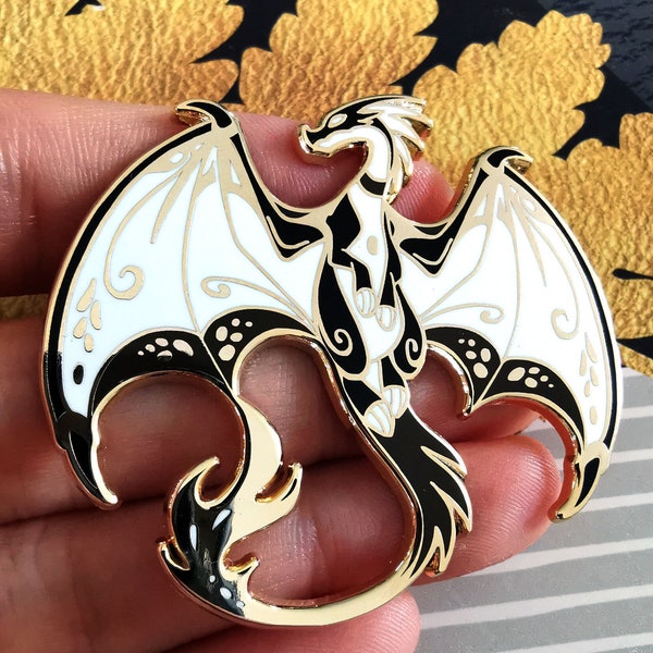 Fly Dragon Hard Enamel Pin