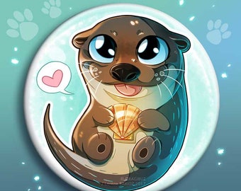 Otter buttons & Magnets