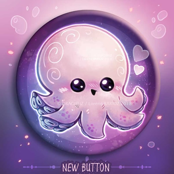 Octopus buttons & Magnets