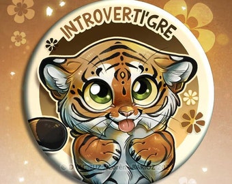 Introverti'gre buttons & Magnets