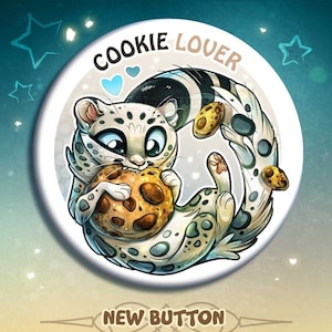 Badges & Magnets Cookie Lover