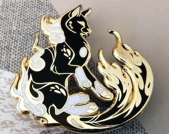 Bakeneko Harde Emaille Pin