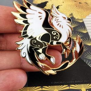 Gryphon Hard Enamel Pin image 2