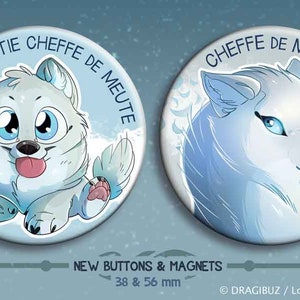 Apprentice and Pack leader buttons & Magnets image 1