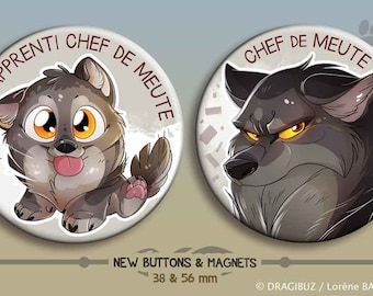 Badges Chef et Apprenti Chef de Meute