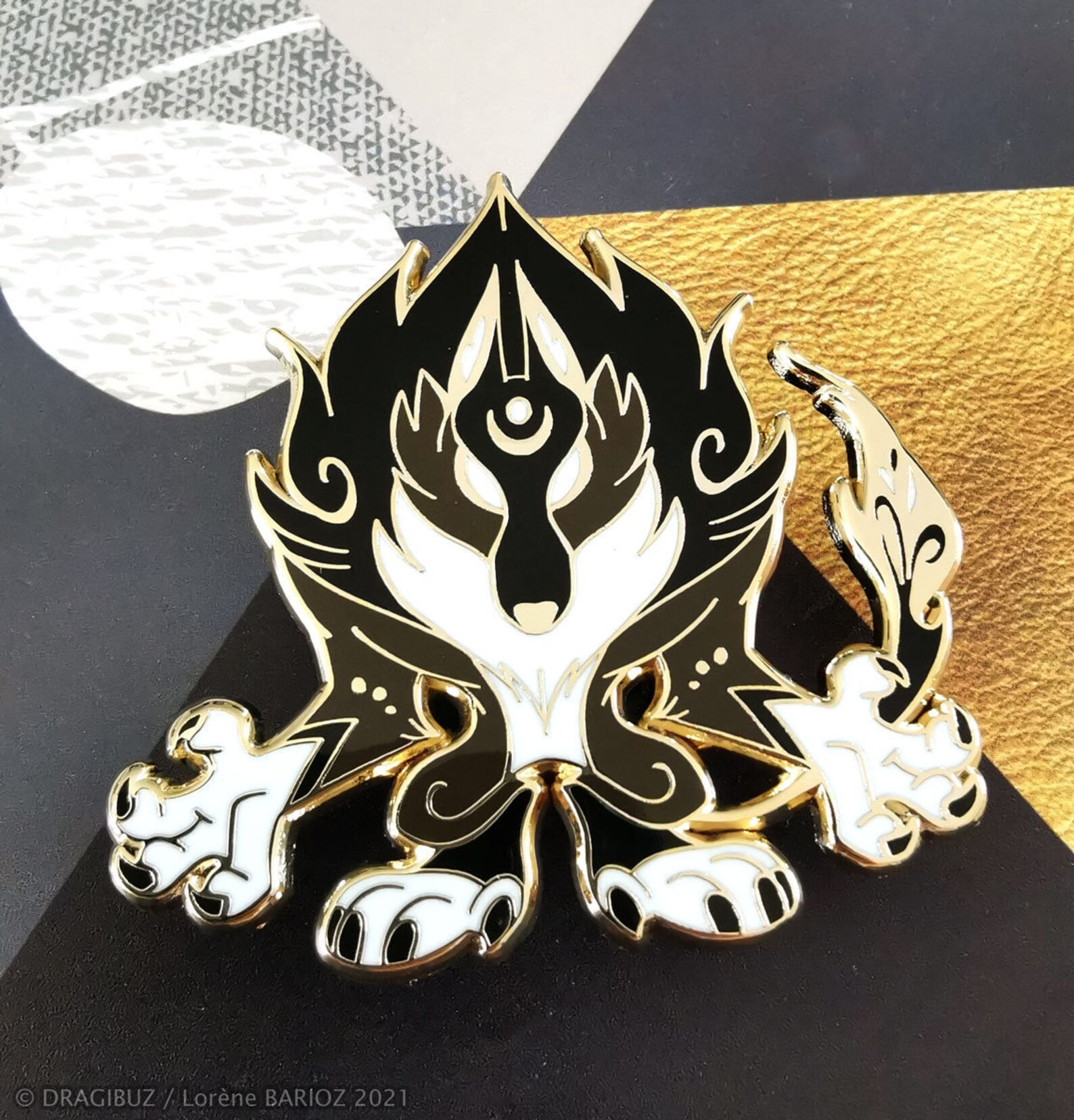 Werewolf Hard Enamel Pin | Etsy