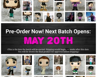 Now Taking Pre-Orders for May 20th- Custom Funko Pop Figure; Front of Box Decorated Only *Please Read Photo Slideshow Above*