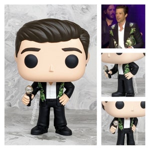 Now Taking Pre-Orders for May 20th Custom Brandon Flowers Inspired Pop w/ Full Box Your choice of Any Outfit, mic in hand included. image 7