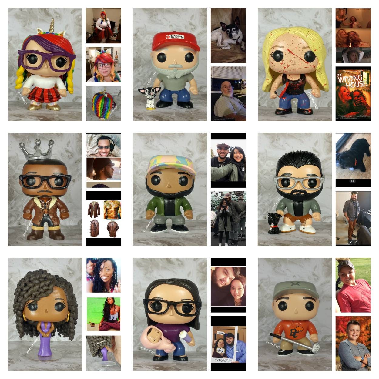 Custom Funko Pop Figure Male or Female Front of Box Decorated | Etsy