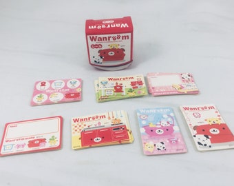 San-X Wanroom Furniture box of stickers - 35 pcs New Japan