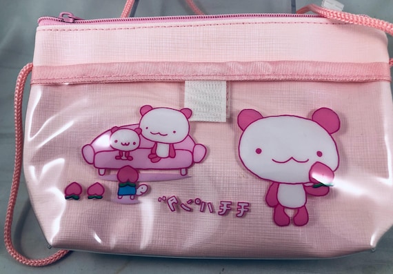 San-x Peach Momo Panda Bear Small Shoulder Bag W/transparent