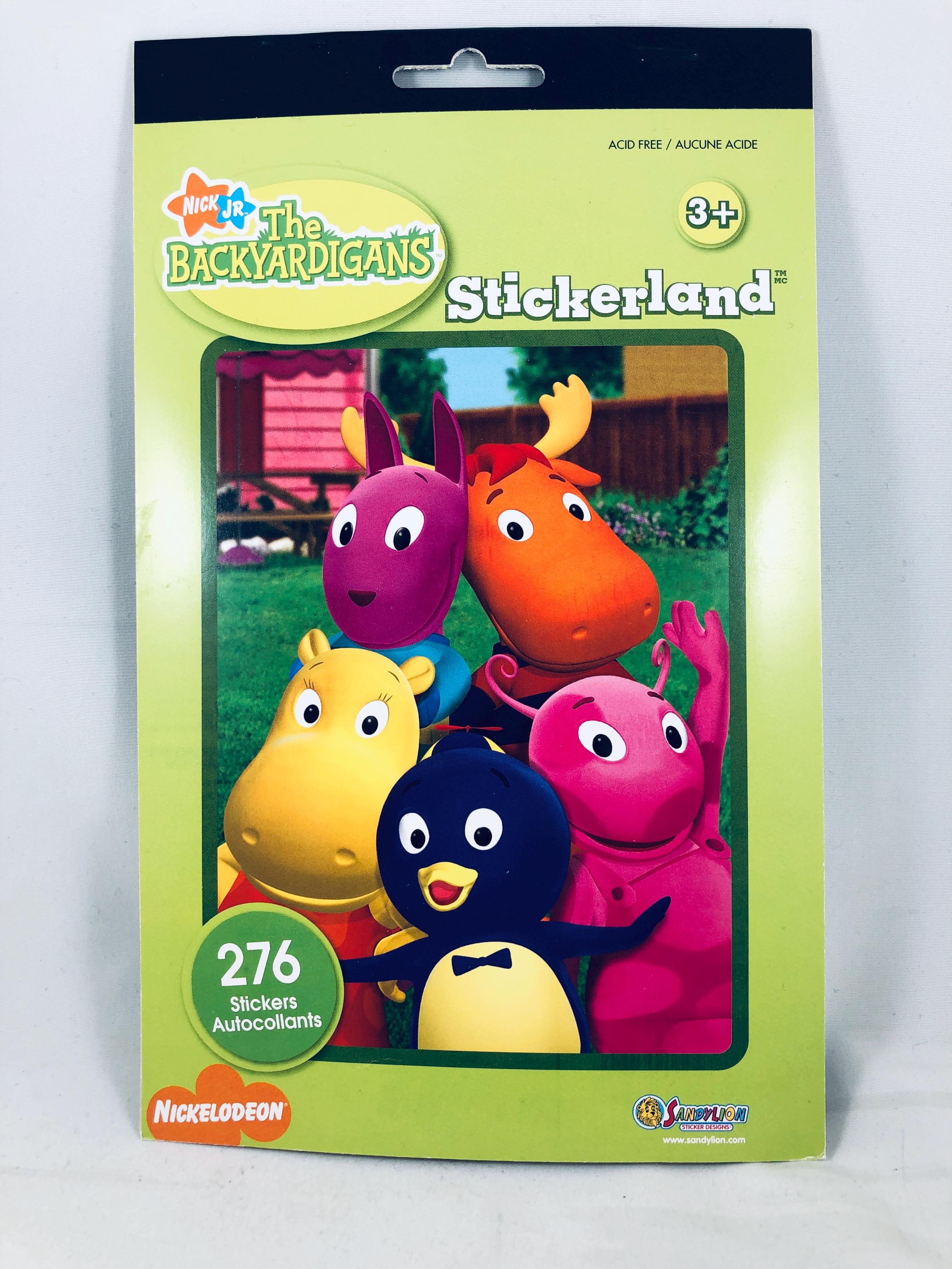 The Backyardigans Stickerland Booklet NEW Sandylion - 276 Stickers