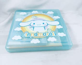 Sanrio Cinnamoroll letter set w/case and stickers.  Japan.  Dated 2003 Stationary