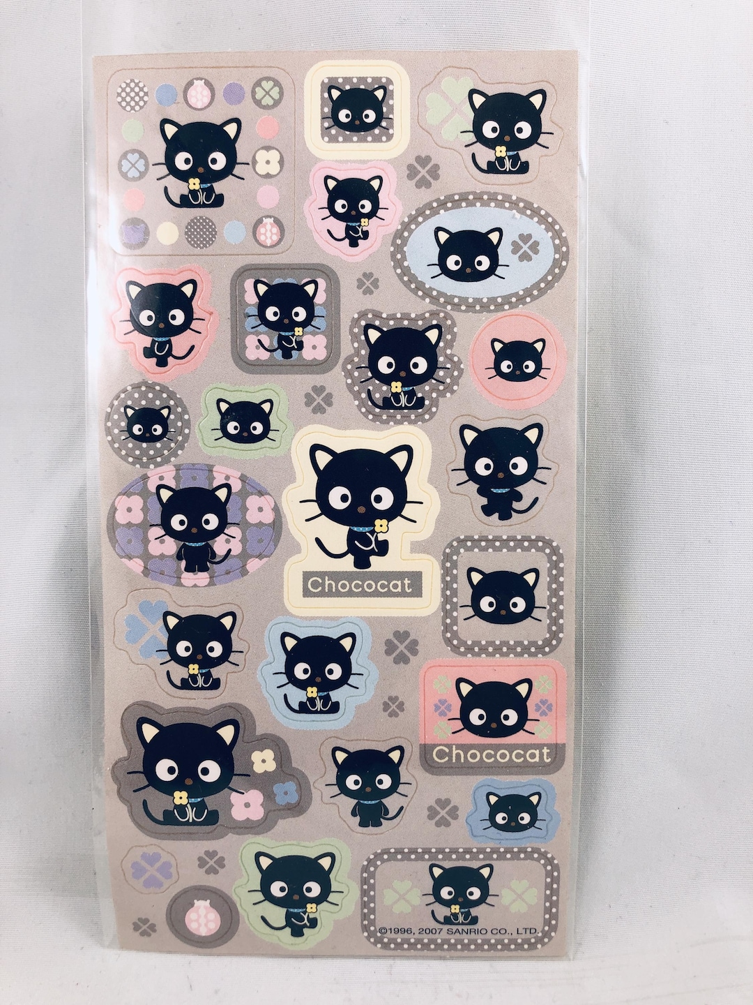 Chococat Cat Sticker Sanrio Chococat Sticker Sheet Japan NEW. - Etsy