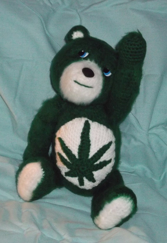 weed teddy bear