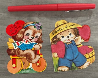 Cachorro Perro Antropomórfico Vintage San Valentín