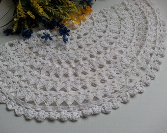 Large White Doily