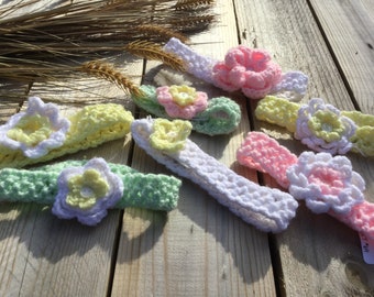 Baby Girl's Headband with Flower