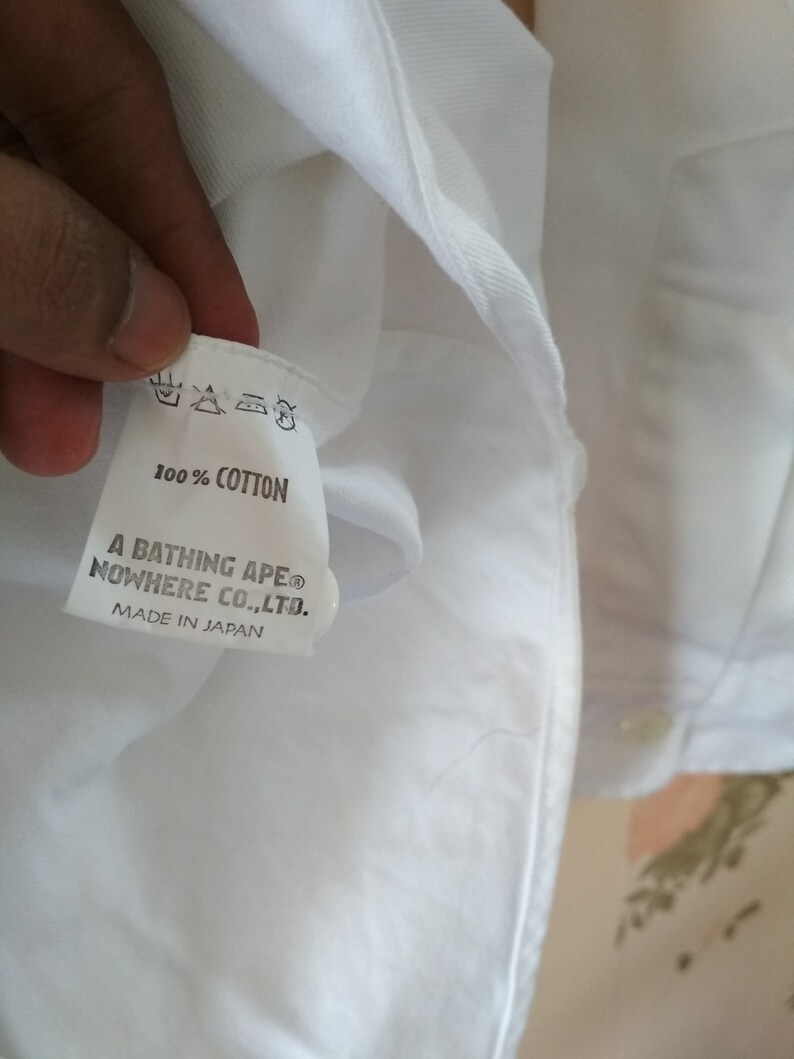Rare Vintage A Bathing Ape BAPE Shirt Size L