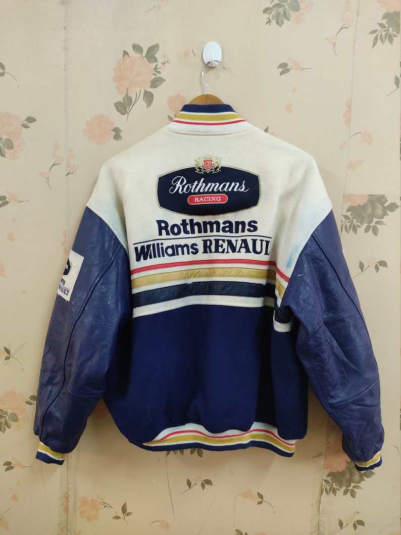 Vintage Rothmans Racing William RENAULT Varsity Jacket L Size | Etsy