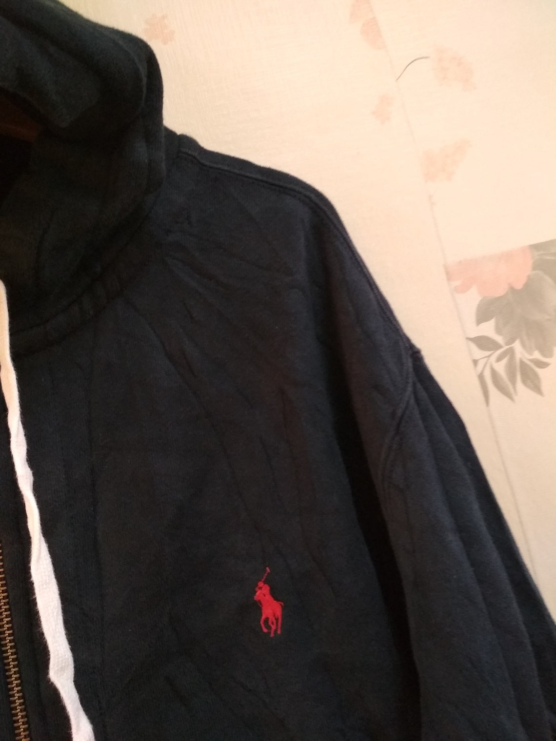 Vintage POLO by Ralph Lauren Sweater Hoodie XXL | Etsy