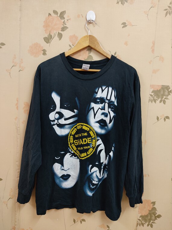 Vintage Bootleg KISS Rock Band Long Sleeve Tshirt