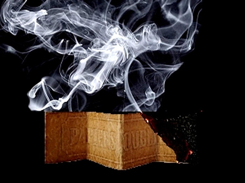 ASSORTMENT 30 Incense Burning Papers 8 X 2.1 Cm Etsy