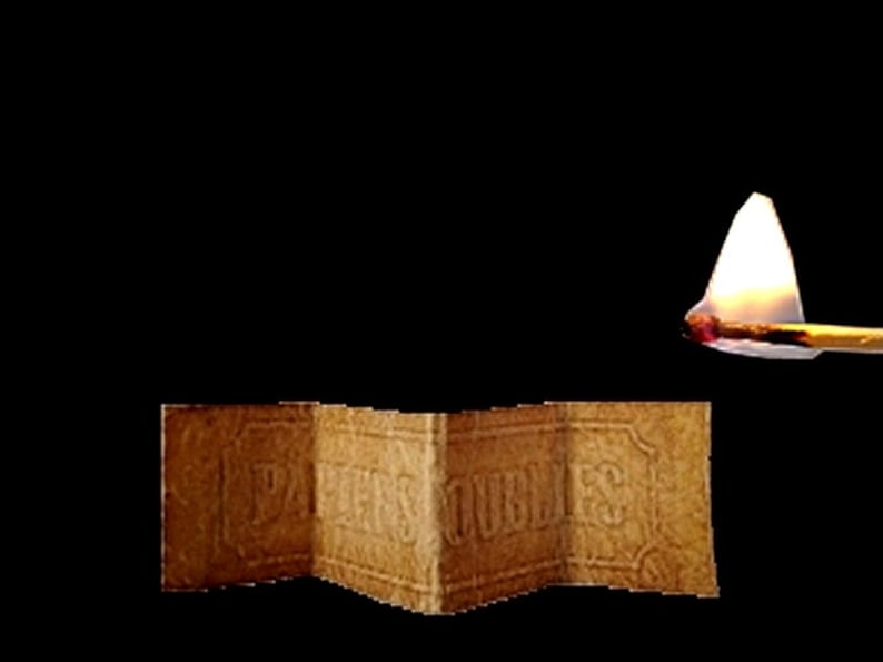 ASSORTMENT 30 Incense Burning Papers 8 X 2.1 Cm Etsy