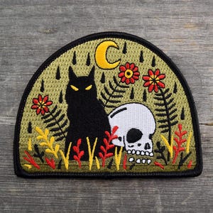 Death Won&#39;t Take Me Embroidered Patch