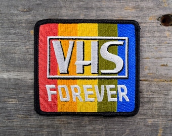 VHS Forever Embroidered Patch