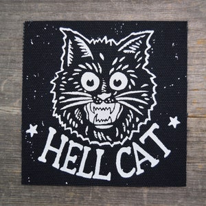 HELL CAT Canvas Patch