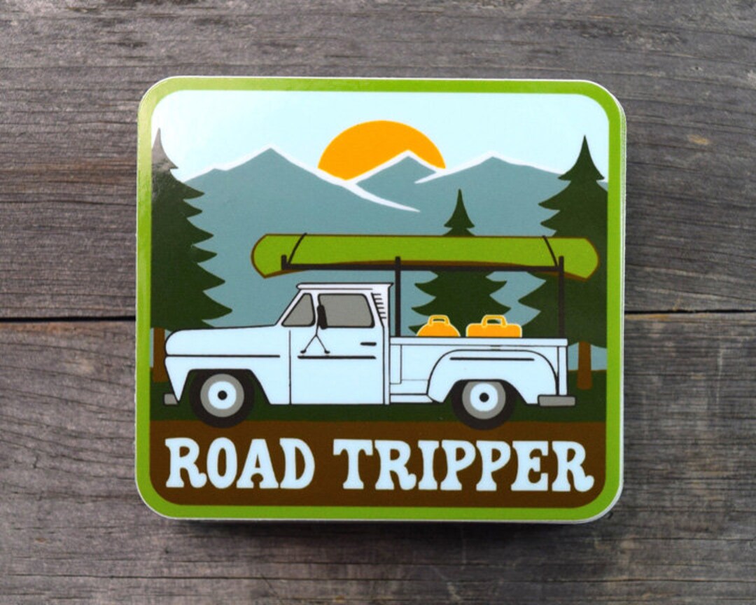Road Tripper Vinyl Sticker - Etsy
