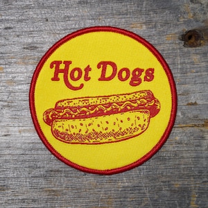 Hot Dogs Embroidered Patch
