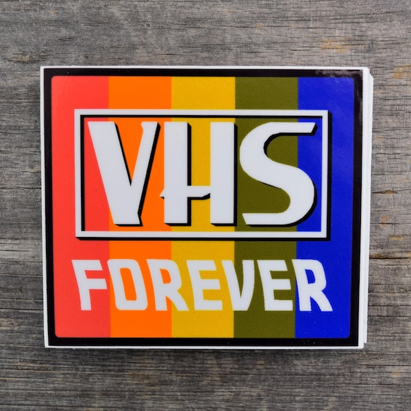 Vhs Sticker Labels Etsy