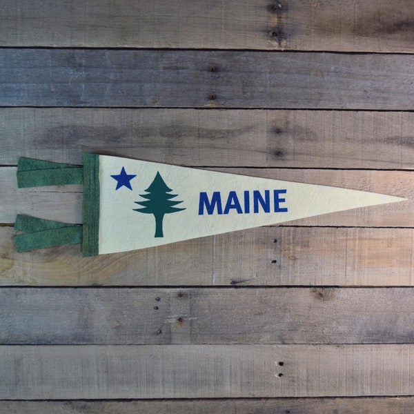 Maine 1901 Zweihundertjährige Flagge Wimpel