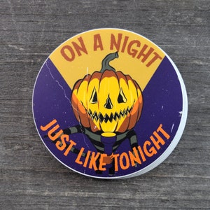 SALE Scared Out of Your Gourd Vinyl Sticker