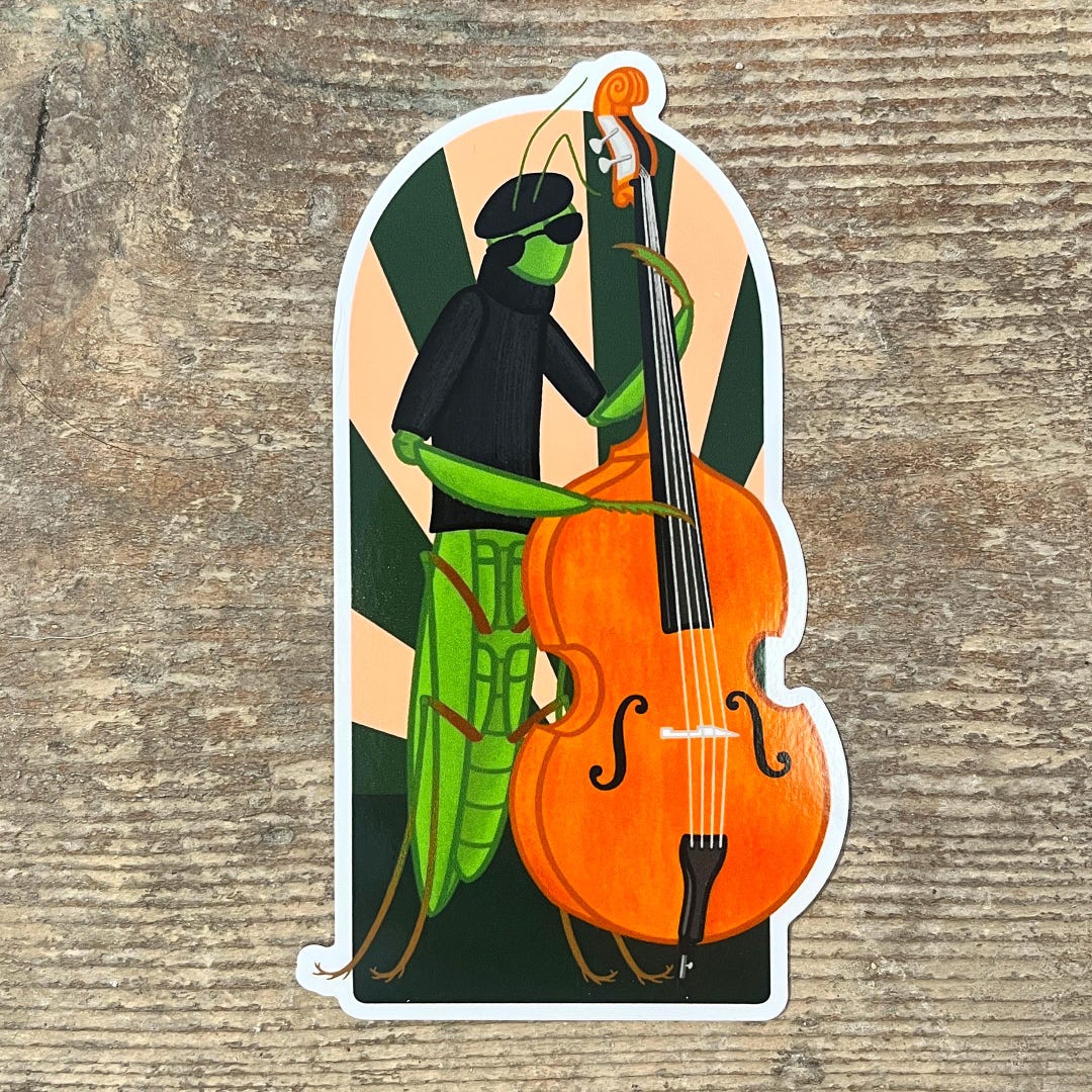 Playing Mantis Perception Playing Mantis Vinyl Sticker - Etsy