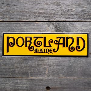 Portland, Maine Vinyl Sticker