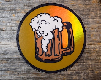 Foamy Mug Vinyl Sticker