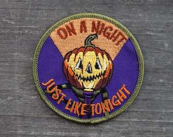 Scared Out of Your Gourd Embroidered Patch